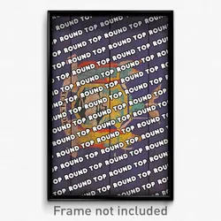 Round Top New York Poster (NY City Souvenir 11x17 Town Print)