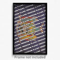 Freedom Plains New York Poster (NY City Souvenir 11x17 Town Print)