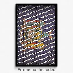 Middleville New York Poster (NY City Souvenir 11x17 Town Print)