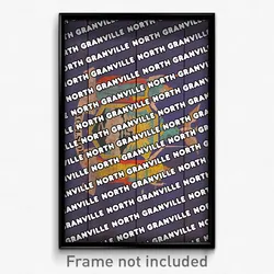 North Granville New York Poster (NY City Souvenir 11x17 Town Print)