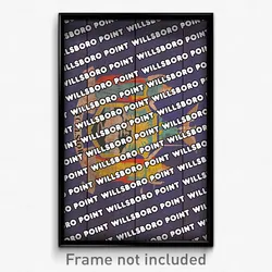 Willsboro Point New York Poster (NY City Souvenir 11x17 Town Print)
