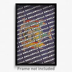 Sinclairville New York Poster (NY City Souvenir 11x17 Town Print)