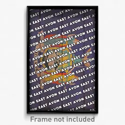 East Avon New York Poster (NY City Souvenir 11x17 Town Print)