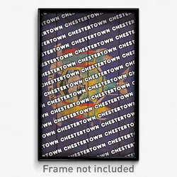 Chestertown New York Poster (NY City Souvenir 11x17 Town Print)