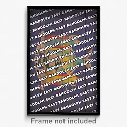East Randolph New York Poster (NY City Souvenir 11x17 Town Print)