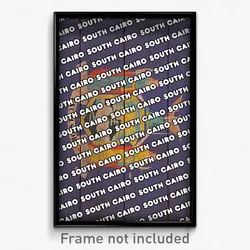 South Cairo New York Poster (NY City Souvenir 11x17 Town Print)