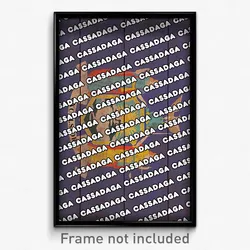Cassadaga New York Poster (NY City Souvenir 11x17 Town Print)