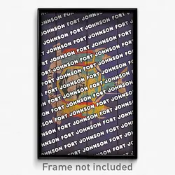 Fort Johnson New York Poster (NY City Souvenir 11x17 Town Print)