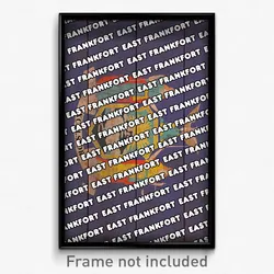 East Frankfort New York Poster (NY City Souvenir 11x17 Town Print)