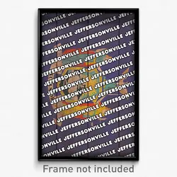 Jeffersonville New York Poster (NY City Souvenir 11x17 Town Print)