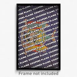 Coopers Plains New York Poster (NY City Souvenir 11x17 Town Print)