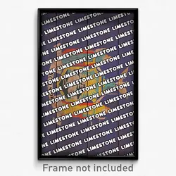 Limestone New York Poster (NY City Souvenir 11x17 Town Print)