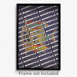 Munnsville New York Poster (NY City Souvenir 11x17 Town Print)
