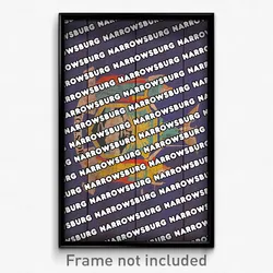 Narrowsburg New York Poster (NY City Souvenir 11x17 Town Print)
