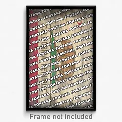 Fontana California Poster (CA City Souvenir 11x17 Town Print)