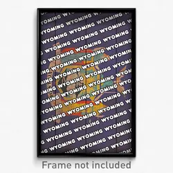 Wyoming New York Poster (NY City Souvenir 11x17 Town Print)
