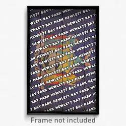 Hewlett Bay Park New York Poster (NY City Souvenir 11x17 Town Print)