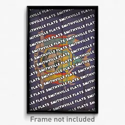 Smithville Flats New York Poster (NY City Souvenir 11x17 Town Print)