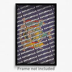 Cuylerville New York Poster (NY City Souvenir 11x17 Town Print)