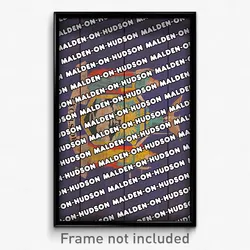 Malden-on-Hudson New York Poster (NY City Souvenir 11x17 Town Print)