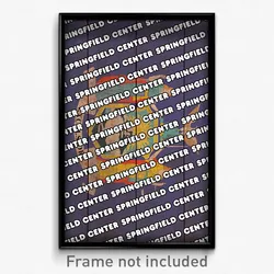 Springfield Center New York Poster (NY City Souvenir 11x17 Town Print)
