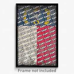 Cary North Carolina Poster (NC City Souvenir 11x17 Town Print)