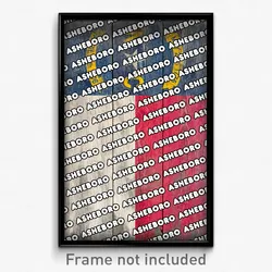 Asheboro North Carolina Poster (NC City Souvenir 11x17 Town Print)
