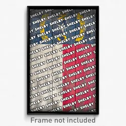 Shelby North Carolina Poster (NC City Souvenir 11x17 Town Print)