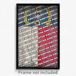 Kinston North Carolina Poster (NC City Souvenir 11x17 Town Print)