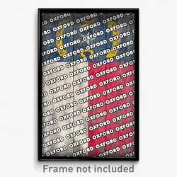 Oxford North Carolina Poster (NC City Souvenir 11x17 Town Print)