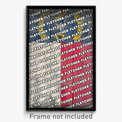 Fletcher North Carolina Poster (NC City Souvenir 11x17 Town Print)