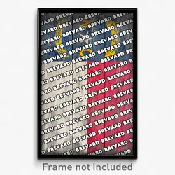 Brevard North Carolina Poster (NC City Souvenir 11x17 Town Print)
