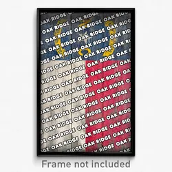 Oak Ridge North Carolina Poster (NC City Souvenir 11x17 Town Print)
