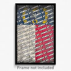 St. James North Carolina Poster (NC City Souvenir 11x17 Town Print)