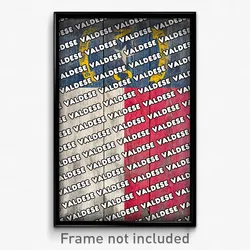 Valdese North Carolina Poster (NC City Souvenir 11x17 Town Print)