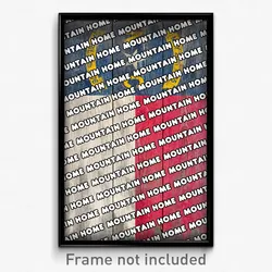Mountain Home North Carolina Poster (NC City Souvenir 11x17 Town Print)