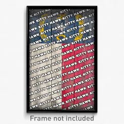 Kitty Hawk North Carolina Poster (NC City Souvenir 11x17 Town Print)