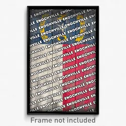 Enochville North Carolina Poster (NC City Souvenir 11x17 Town Print)