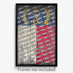 Troy North Carolina Poster (NC City Souvenir 11x17 Town Print)