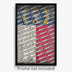 Liberty North Carolina Poster (NC City Souvenir 11x17 Town Print)