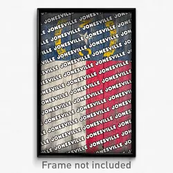 Jonesville North Carolina Poster (NC City Souvenir 11x17 Town Print)