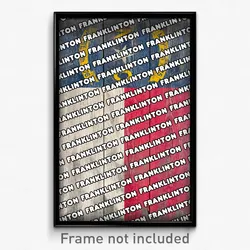 Franklinton North Carolina Poster (NC City Souvenir 11x17 Town Print)