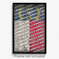 Burnsville North Carolina Poster (NC City Souvenir 11x17 Town Print)