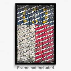 Andrews North Carolina Poster (NC City Souvenir 11x17 Town Print)