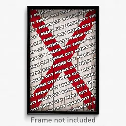 Phenix City Alabama Poster (AL City Souvenir 11x17 Town Print)