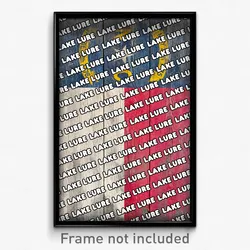Lake Lure North Carolina Poster (NC City Souvenir 11x17 Town Print)
