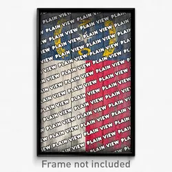 Plain View North Carolina Poster (NC City Souvenir 11x17 Town Print)