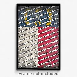 Alamance North Carolina Poster (NC City Souvenir 11x17 Town Print)