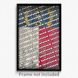 Saxapahaw North Carolina Poster (NC City Souvenir 11x17 Town Print)