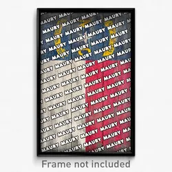 Maury North Carolina Poster (NC City Souvenir 11x17 Town Print)